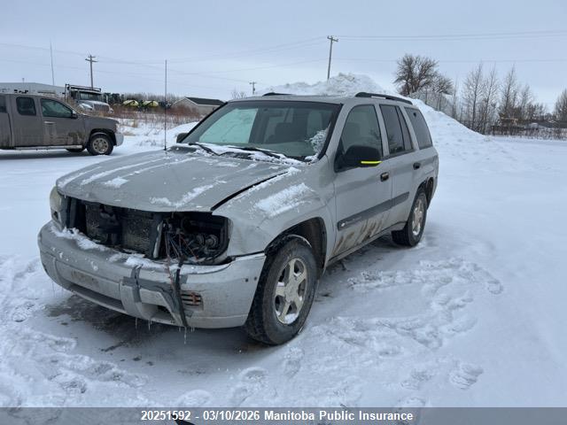 Продаж на аукціоні авто 2004 Chevrolet Trailblazer Ls, vin: 1GNDT13S742263244, номер лоту: 20251592