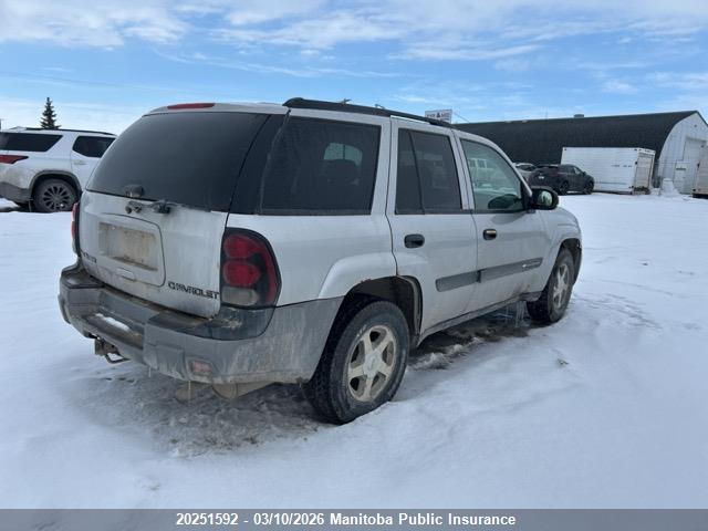 Продаж на аукціоні авто 2004 Chevrolet Trailblazer Ls, vin: 1GNDT13S742263244, номер лоту: 20251592