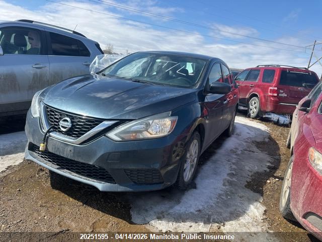 2016 Nissan Sentra 1.8 Sv მანქანა იყიდება აუქციონზე, vin: 3N1AB7AP8GL644560, აუქციონის ნომერი: 20251595