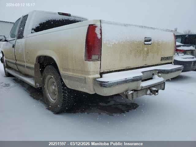 Aukcja sprzedaży 1998 Chevrolet C/r 20/2500 4+cab, vin: 1GCFC29R5WE120094, numer aukcji: 20251597