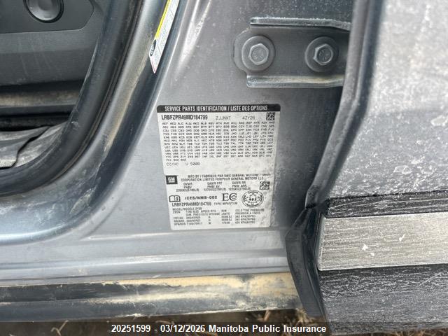 2021 Buick Envision Essense Turbo მანქანა იყიდება აუქციონზე, vin: LRBFZPR49MD184799, აუქციონის ნომერი: 20251599