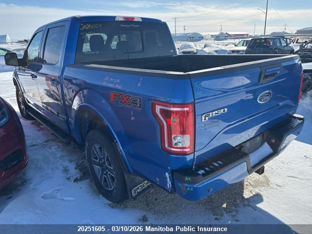 2016 Ford F150 Xlt Supercrew მანქანა იყიდება აუქციონზე, vin: 1FTEW1EF5GFB79313, აუქციონის ნომერი: 20251605