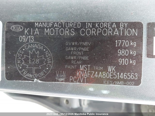 Aukcja sprzedaży 2014 Kia Forte Sx, vin: KNAFZ4A80E5146563, numer aukcji: 20251644