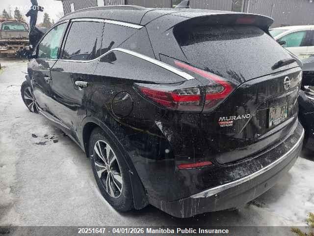 Продажа на аукционе авто 2020 Nissan Murano Sv, vin: 5N1AZ2BS5LN157322, номер лота: 20251647