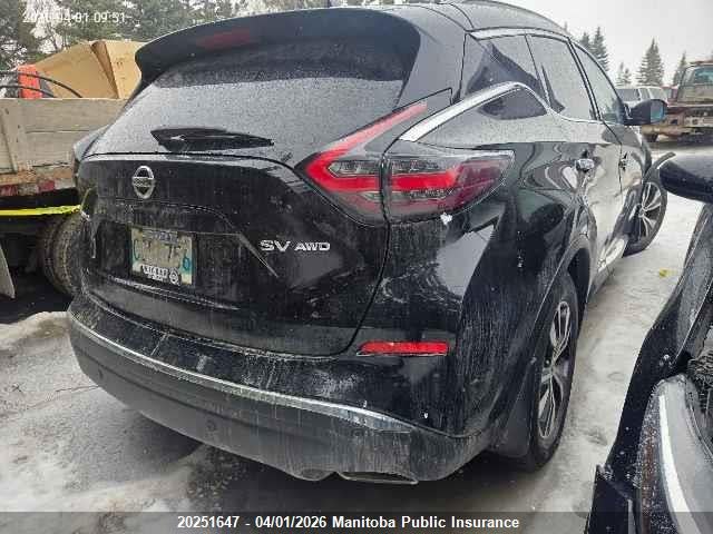 Продажа на аукционе авто 2020 Nissan Murano Sv, vin: 5N1AZ2BS5LN157322, номер лота: 20251647
