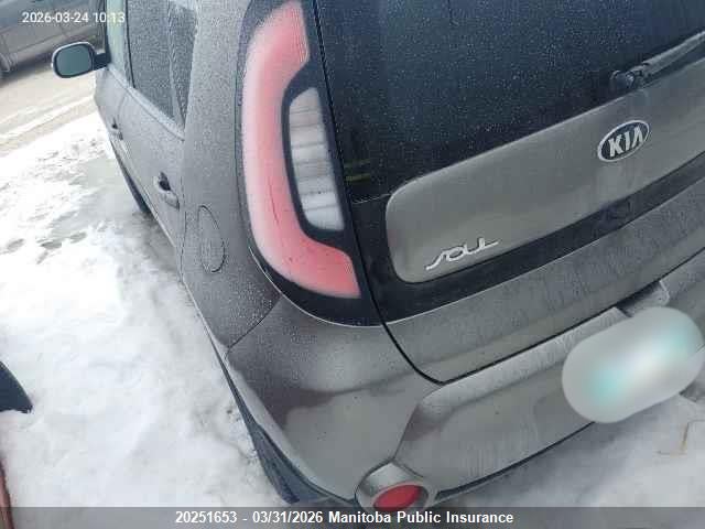 20251653 :رقم المزاد ، KNDJP3A50F7230780 vin ، 2015 Kia Soul Ex مزاد بيع