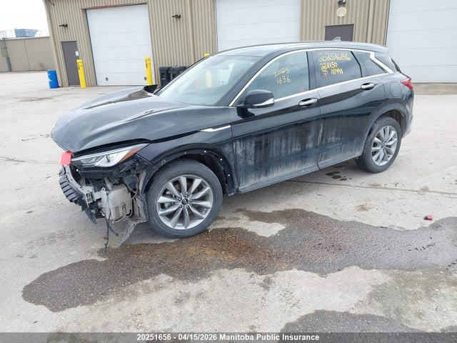 20251656 :رقم المزاد ، 3PCAJ5AB9NF110441 vin ، 2022 Infiniti Qx50 Essential 2.0t مزاد بيع