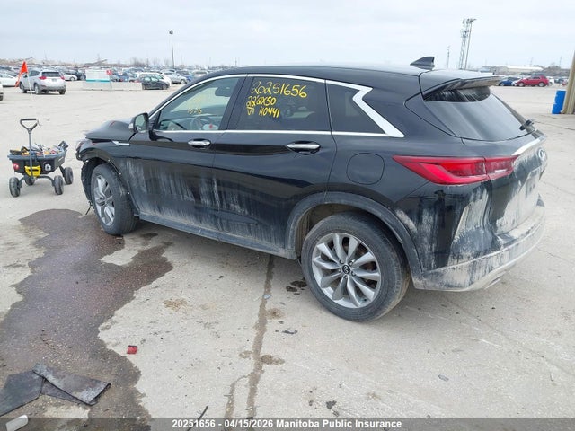 20251656 :رقم المزاد ، 3PCAJ5AB9NF110441 vin ، 2022 Infiniti Qx50 Essential 2.0t مزاد بيع