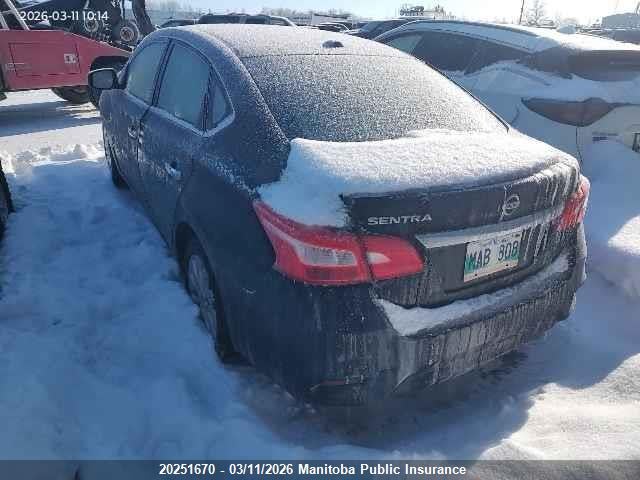 Aukcja sprzedaży 2018 Nissan Sentra 1.8 S, vin: 3N1AB7AP1JY241997, numer aukcji: 20251670