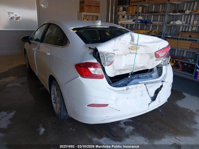 Продажа на аукционе авто 2017 Chevrolet Cruze Lt Turbo, vin: 3G1BE5SM4HS545560, номер лота: 20251692