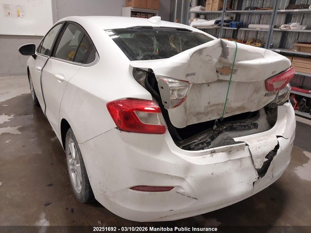 Продажа на аукционе авто 2017 Chevrolet Cruze Lt Turbo, vin: 3G1BE5SM4HS545560, номер лота: 20251692