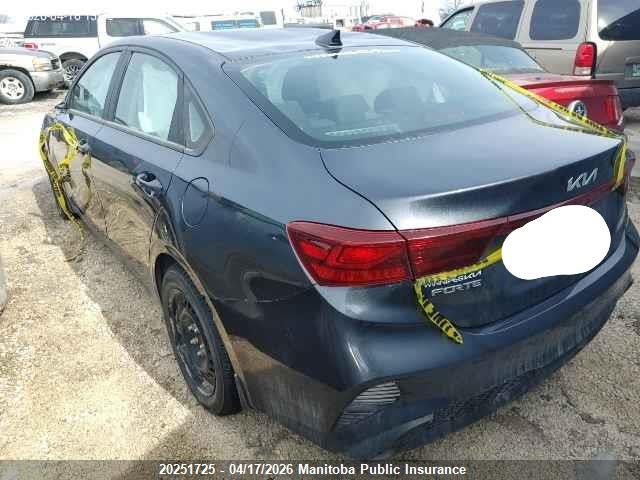 2022 Kia Forte Lx მანქანა იყიდება აუქციონზე, vin: 3KPF24AD5NE449735, აუქციონის ნომერი: 20251725