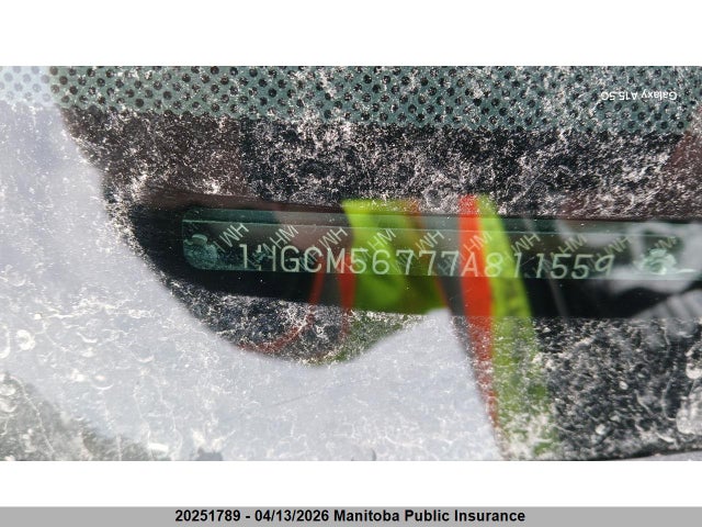 Aukcja sprzedaży 2007 Honda Accord Ex, vin: 1HGCM56777A811559, numer aukcji: 20251789