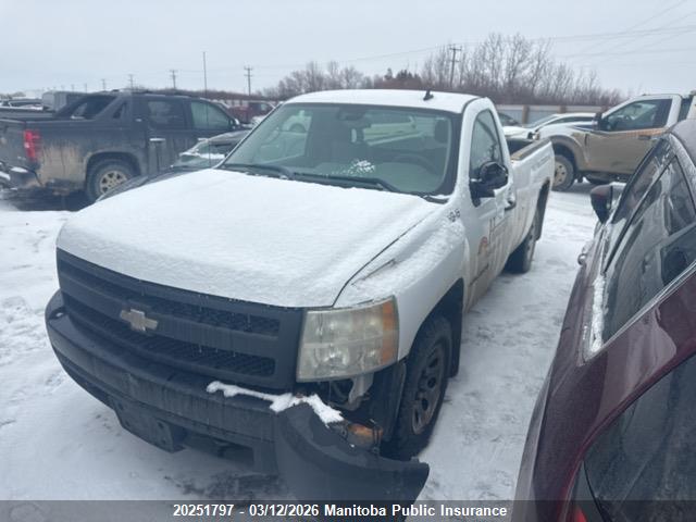 20251797 :رقم المزاد ، 1GCEC14C77Z585799 vin ، 2007 Chevrolet Silverado 1500 Wt مزاد بيع