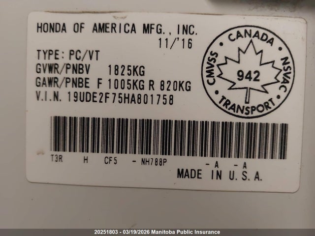 Aukcja sprzedaży 2017 Acura Ilx, vin: 19UDE2F75HA801758, numer aukcji: 20251803