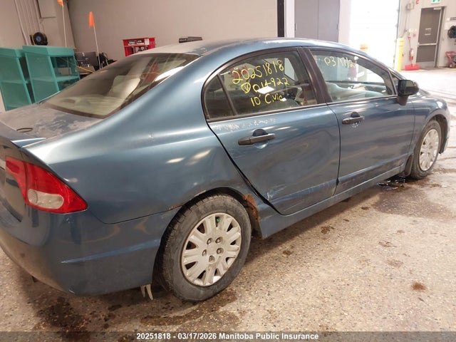 20251818 :رقم المزاد ، 2HGFA1E27AH014922 vin ، 2010 Honda Civic Dx مزاد بيع