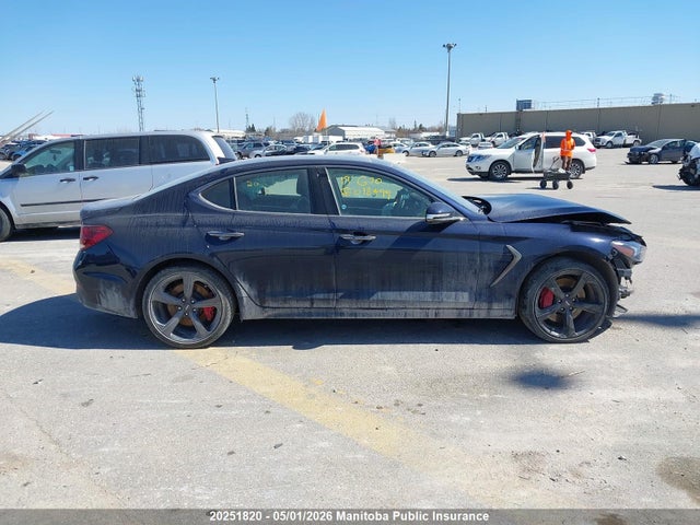 20251820 :رقم المزاد ، KMTG74LE9KU018499 vin ، 2019 Genesis G70 Sport 3.3t مزاد بيع