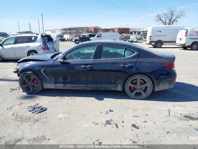 20251820 :رقم المزاد ، KMTG74LE9KU018499 vin ، 2019 Genesis G70 Sport 3.3t مزاد بيع