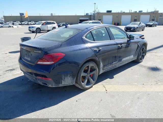 20251820 :رقم المزاد ، KMTG74LE9KU018499 vin ، 2019 Genesis G70 Sport 3.3t مزاد بيع