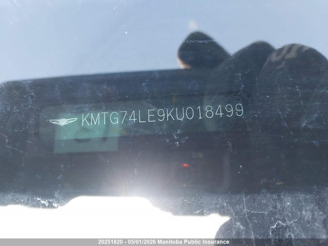 20251820 :رقم المزاد ، KMTG74LE9KU018499 vin ، 2019 Genesis G70 Sport 3.3t مزاد بيع