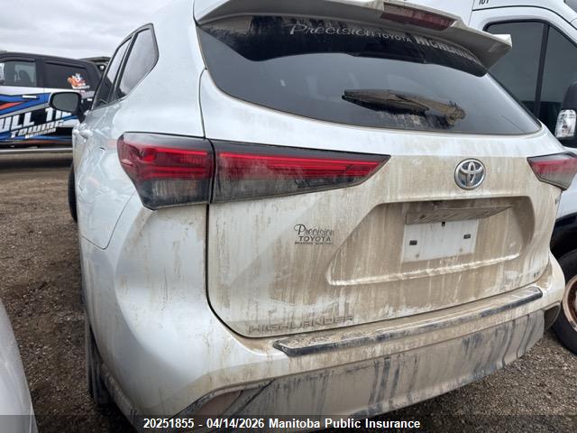 2022 Toyota Highlander Le Hybrid მანქანა იყიდება აუქციონზე, vin: 5TDBBRCH1NS561305, აუქციონის ნომერი: 20251855