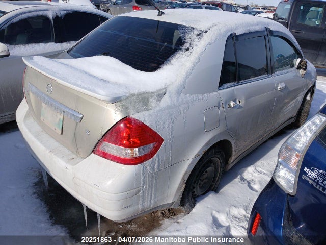 2007 Nissan Versa 1.8 S მანქანა იყიდება აუქციონზე, vin: 3N1BC11EX7L435947, აუქციონის ნომერი: 20251863