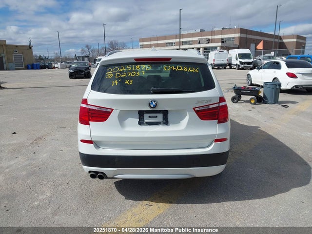 5UXWX9C59E0D27037 BMW X3 28I