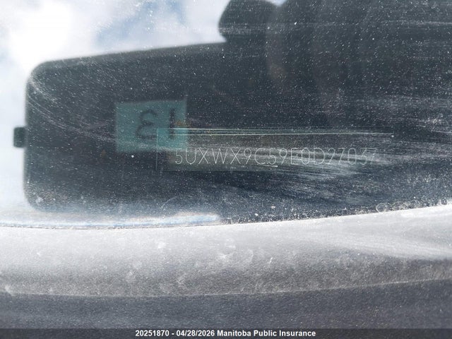 5UXWX9C59E0D27037 BMW X3 28I