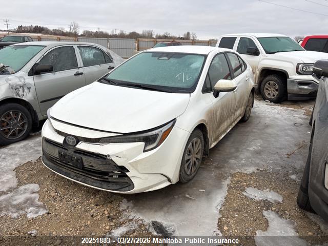20251883 :رقم المزاد ، JTDBCMFE2R3040845 vin ، 2024 Toyota Corolla Le/se/xle/night Shade مزاد بيع