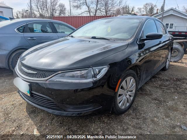 2016 Chrysler 200 Lx მანქანა იყიდება აუქციონზე, vin: 1C3CCCFB9GN191045, აუქციონის ნომერი: 20251901