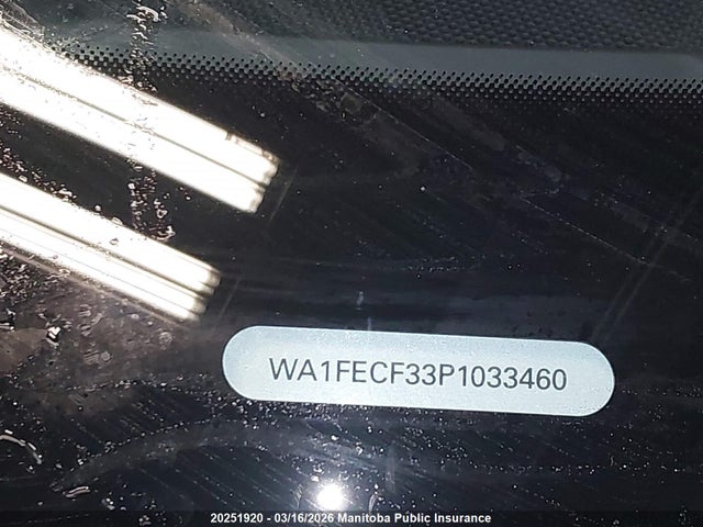 20251920 :رقم المزاد ، WA1FECF33P1033460 vin ، 2023 Audi Q3 Technik 45 2.0 Tfsi مزاد بيع