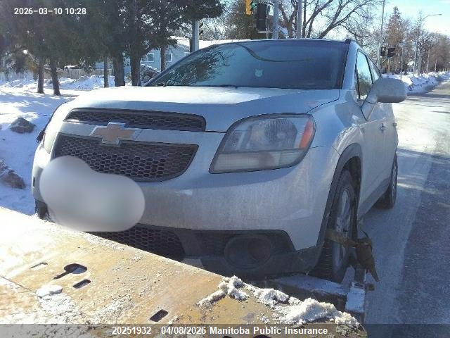 Aukcja sprzedaży 2012 Chevrolet Orlando Lt, vin: KL77P2EM7CK556541, numer aukcji: 20251932