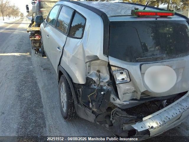 Aukcja sprzedaży 2012 Chevrolet Orlando Lt, vin: KL77P2EM7CK556541, numer aukcji: 20251932