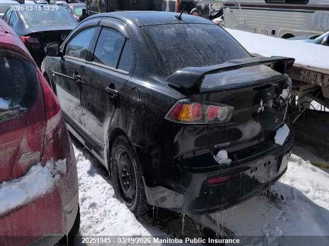2010 Mitsubishi Lancer Gts მანქანა იყიდება აუქციონზე, vin: JA32U8FW5AU602084, აუქციონის ნომერი: 20251945