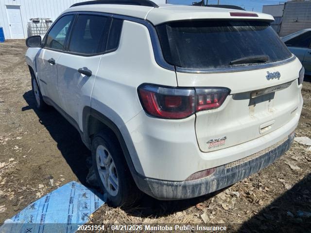 Продаж на аукціоні авто 2019 Jeep Compass Sport, vin: 3C4NJDAB9KT651319, номер лоту: 20251954