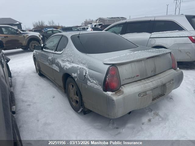 Aukcja sprzedaży 2003 Chevrolet Monte Carlo Ss, vin: 2G1WX12K639329850, numer aukcji: 20251956