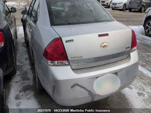 2011 Chevrolet Impala Ls V6 მანქანა იყიდება აუქციონზე, vin: 2G1WA5EK5B1218076, აუქციონის ნომერი: 20251978