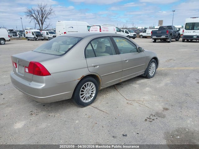 Продажа на аукционе авто 2003 Acura 1.7el, vin: 2HHES36693H000251, номер лота: 20252059