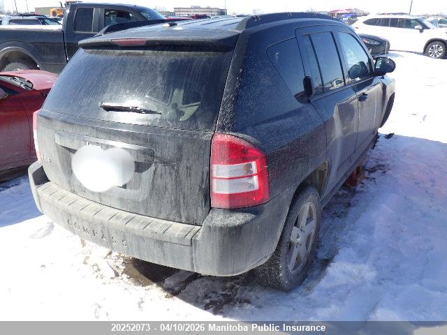 Aukcja sprzedaży 2010 Jeep Compass North, vin: 1J4NF4FB8AD520780, numer aukcji: 20252073