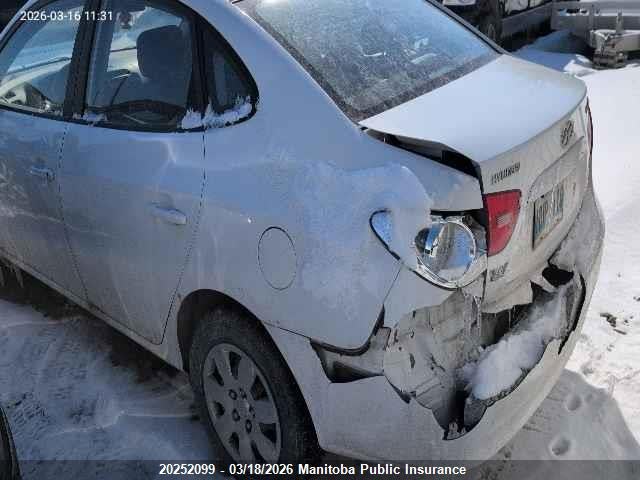 Продаж на аукціоні авто 2009 Hyundai Elantra Gl, vin: KMHDU45D89U725436, номер лоту: 20252099
