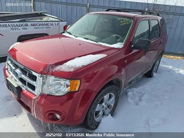 Aukcja sprzedaży 2008 Ford Escape Xlt V6, vin: 1FMCU93108KE52410, numer aukcji: 20252102
