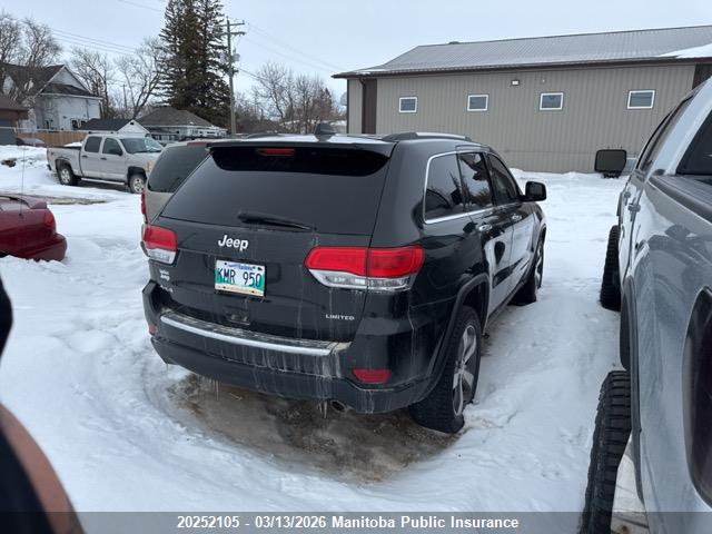 Продажа на аукционе авто 2016 Jeep Grand Cherokee Limited, vin: 1C4RJFBG4GC420175, номер лота: 20252105
