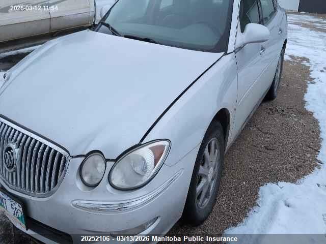 Aukcja sprzedaży 2009 Buick Allure Cx, vin: 2G4WF582991160967, numer aukcji: 20252106