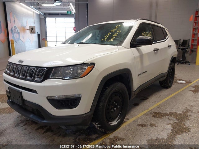 Продаж на аукціоні авто 2018 Jeep Compass Sport, vin: 3C4NJDAB9JT401805, номер лоту: 20252107