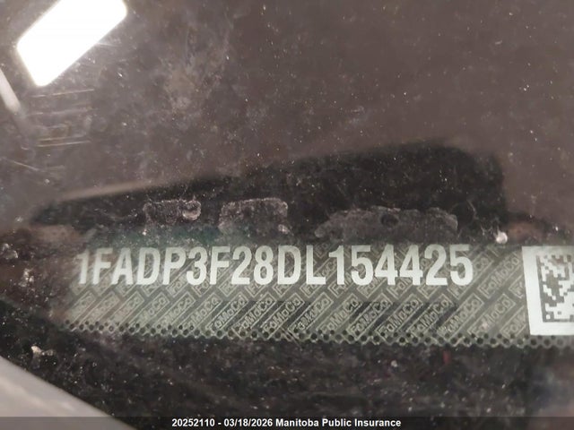 2013 Ford Focus Se მანქანა იყიდება აუქციონზე, vin: 1FADP3F28DL154425, აუქციონის ნომერი: 20252110