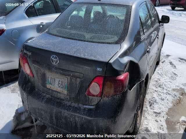 2009 Toyota Corolla Ce მანქანა იყიდება აუქციონზე, vin: 2T1BU40E99C184700, აუქციონის ნომერი: 20252125