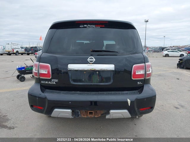 2017 Nissan Armada Sl მანქანა იყიდება აუქციონზე, vin: JN8AY2NC4H9502341, აუქციონის ნომერი: 20252133