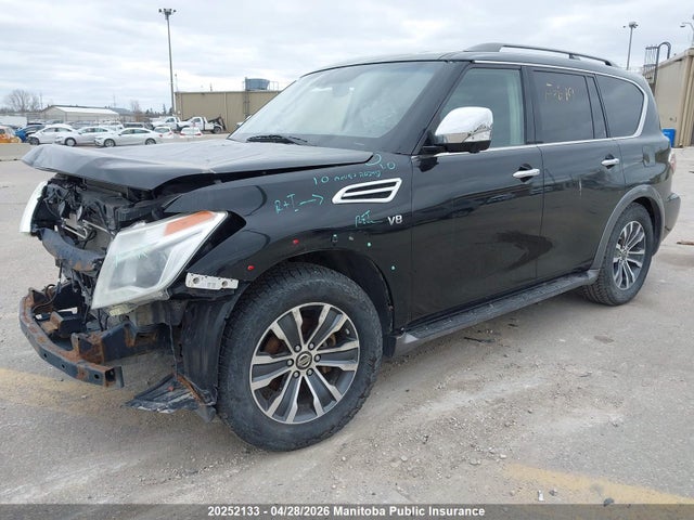 2017 Nissan Armada Sl მანქანა იყიდება აუქციონზე, vin: JN8AY2NC4H9502341, აუქციონის ნომერი: 20252133