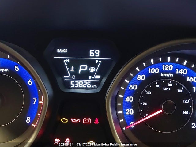 KMHDH4AE1FU307637 Hyundai ELANTRA SE