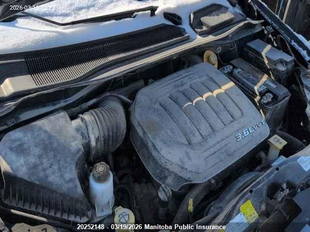 Aukcja sprzedaży 2016 Dodge Grand Caravan Sxt, vin: 2C4RDGBG9GR126324, numer aukcji: 20252148
